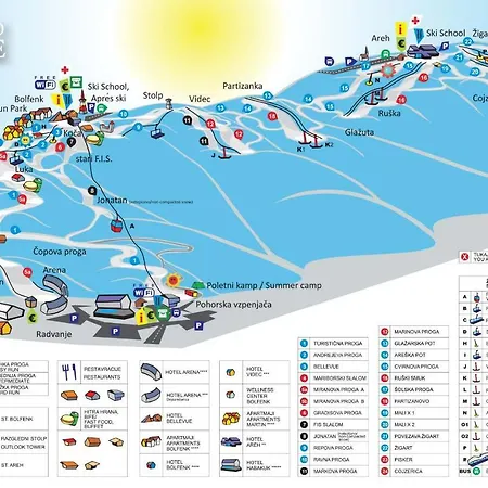 شقة Bolfenk Pohorje Ski & Bike Hočko Pohorje